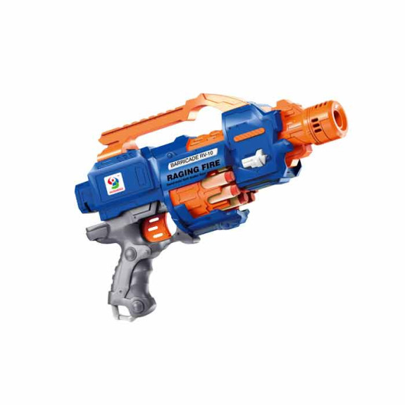 GUN | B/O SOFT BULLET GUN - BLUE A